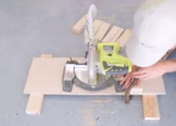 measure the board and fix its lower parts